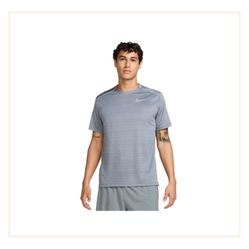 Nike Miler Running Top / Challenger Shorts Grey