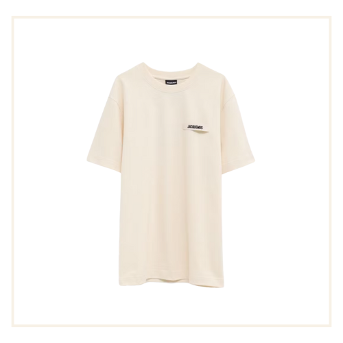 Jacquemus Le T-Shirt Gros Grain 150 Beige