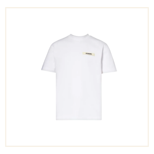 Jacquemus Le T-Shirt Gros Grain White