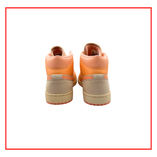 Air Jordan 1 Mid Apricot Orange (W) (Preloved) UK 8
