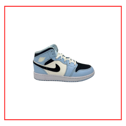Air Jordan 1 Mid Ice Blue (Preloved) UK 5