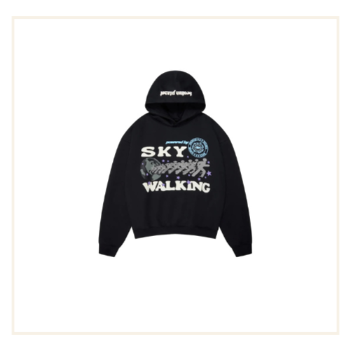 Broken Planet Sky Walking Hoodie Black