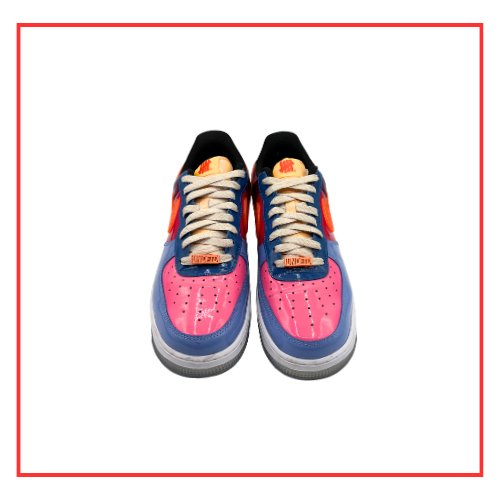 Nike Air Force 1 Low Undefeated Multi-Patent Total Orange (Preloved) UK 9