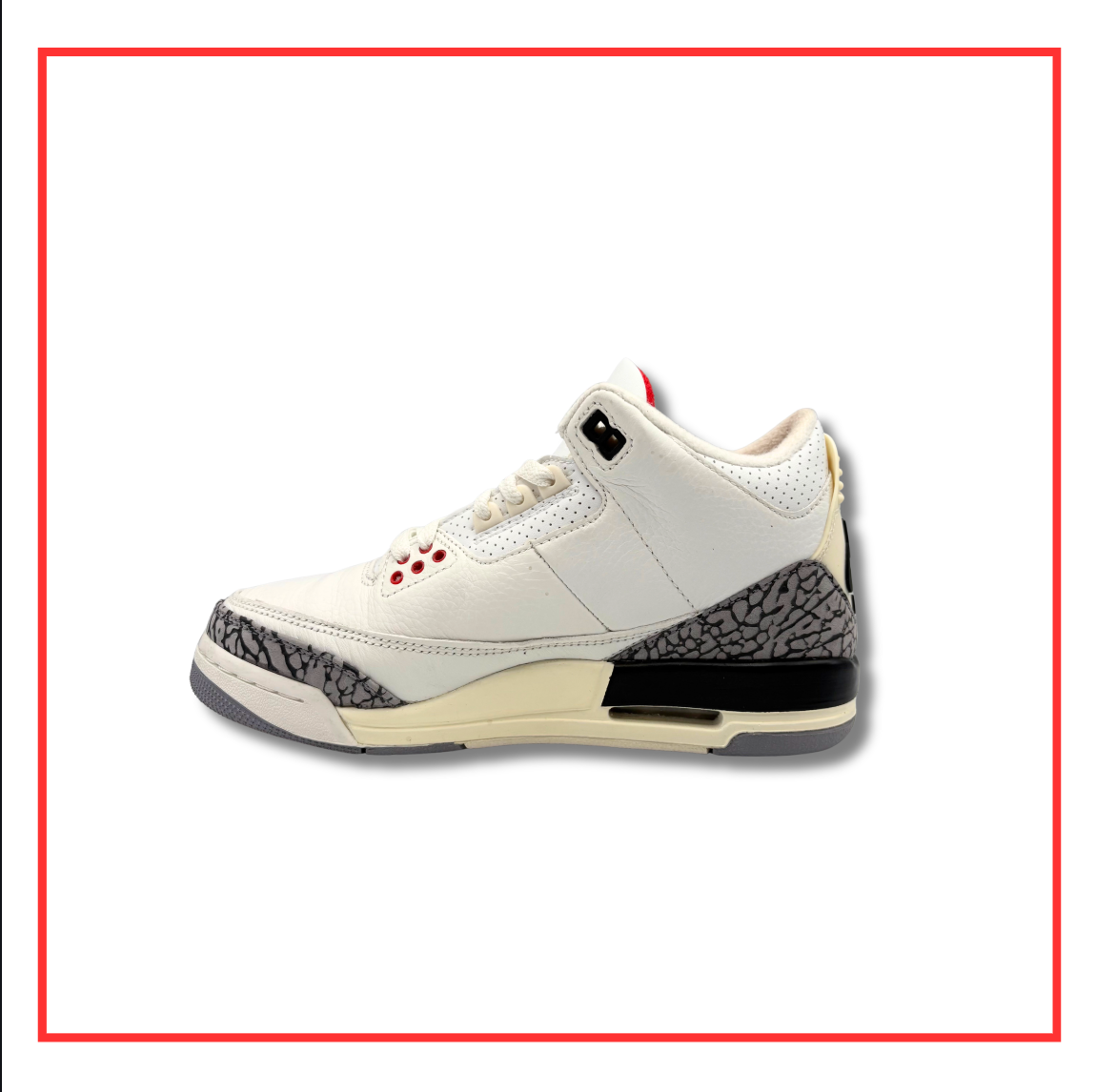 Air Jordan 3 Retro White Cement (GS) (Preloved) UK 5.5