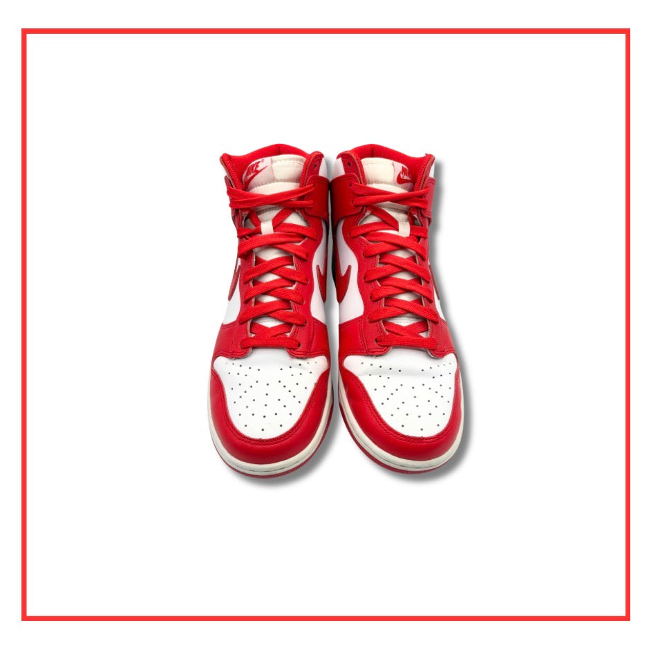 Nike Dunk High Championship White Red (Preloved) UK 7.5