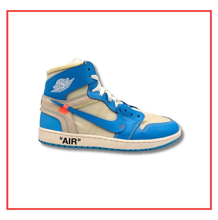 Off-White™️ x Air Jordan 1 Retro High University Blue (Preloved) UK 11