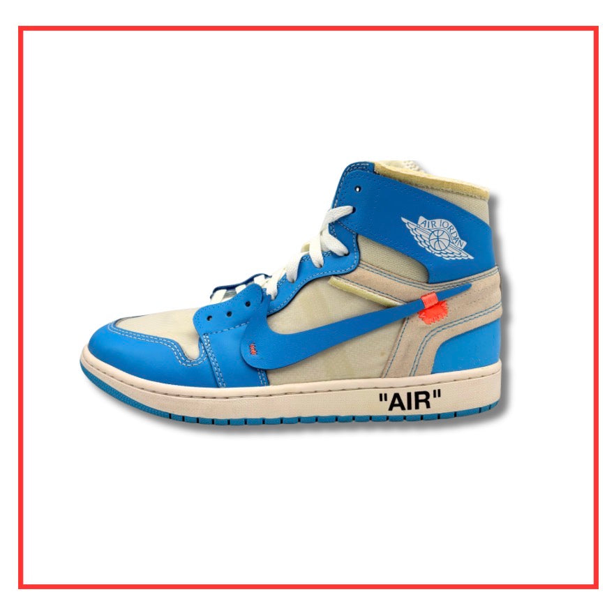 Off-White™️ x Air Jordan 1 Retro High University Blue (Preloved) UK 11