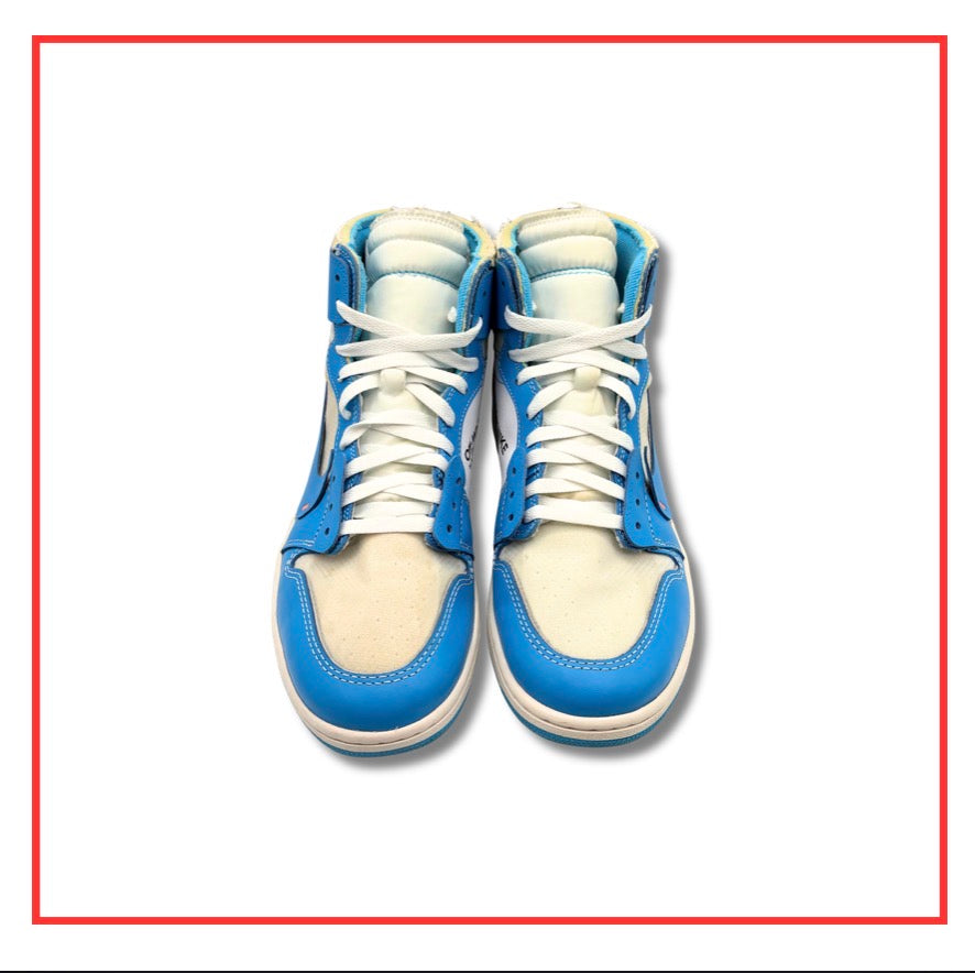 Off-White™️ x Air Jordan 1 Retro High University Blue (Preloved) UK 11