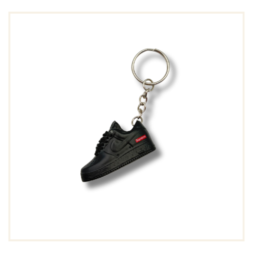 Nike Air Force 1 Low x Supreme Black (Keychain)