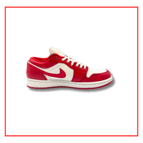 Air Jordan 1 Low Gym Red White (Preloved) UK 6.5