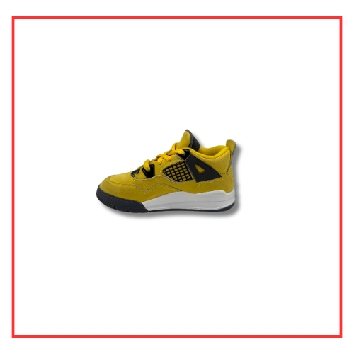 Air Jordan 4 Retro Lightning (2021) (TD) (Preloved) UK 9.5C