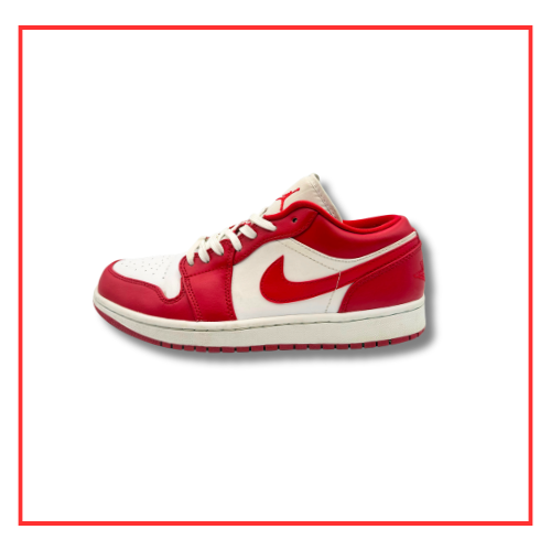 Air Jordan 1 Low Gym Red White (Preloved) UK 6.5