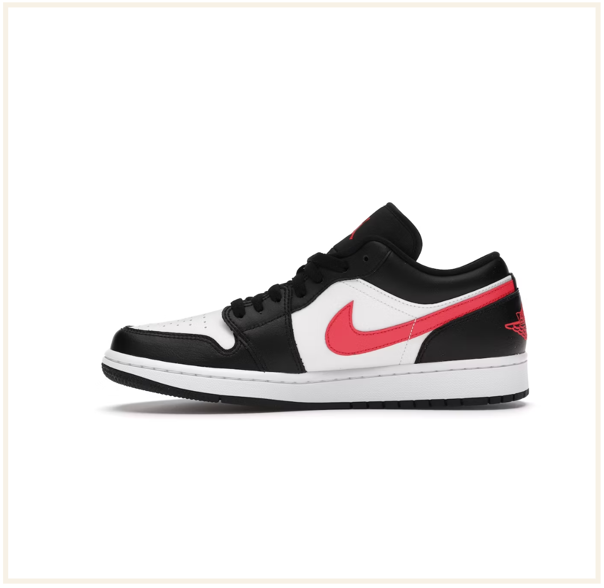 Air Jordan 1 Low Black Siren Red (W)