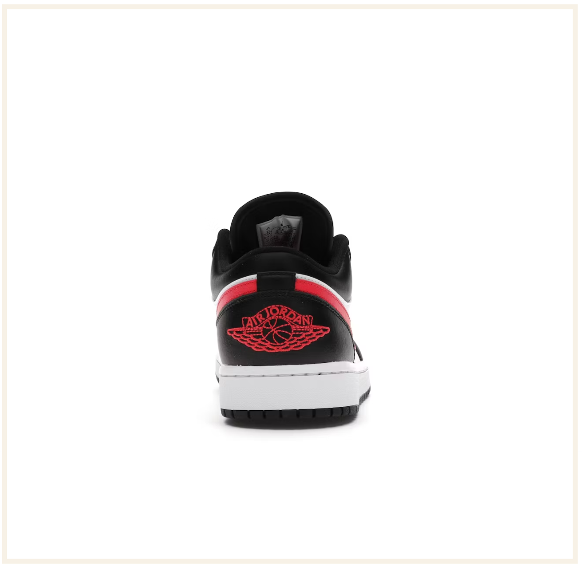 Air Jordan 1 Low Black Siren Red (W)