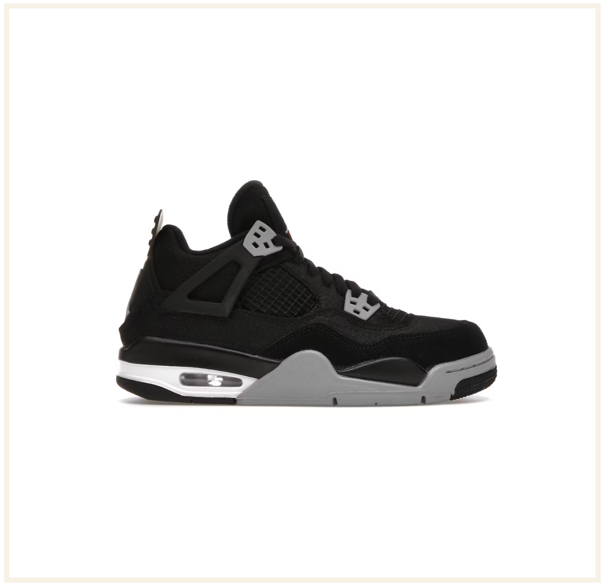 Air Jordan 4 Retro SE Black Canvas (GS) (2022)