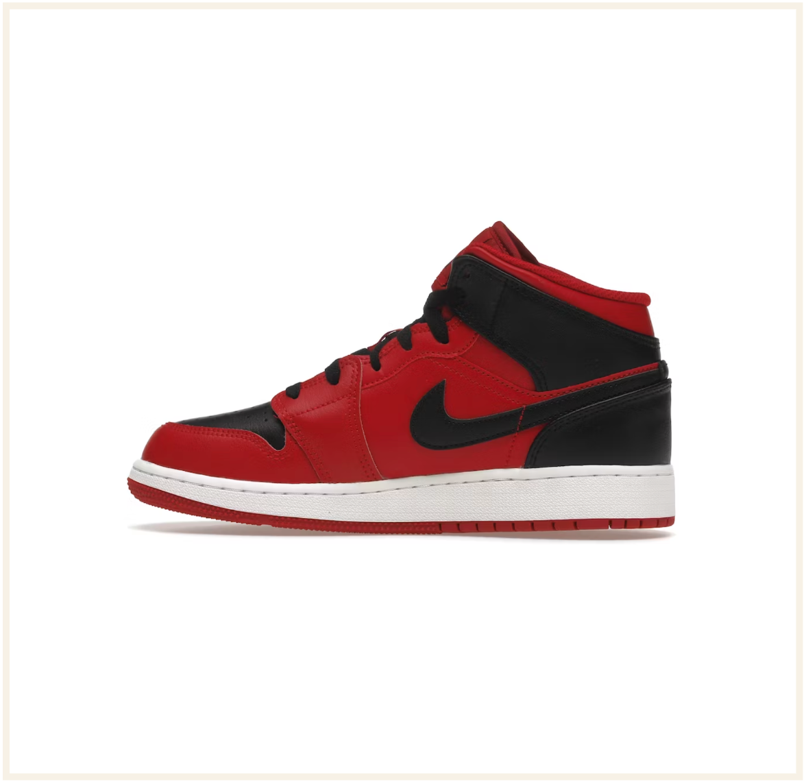 Air Jordan 1 Mid Reverse Bred (GS) (2021)