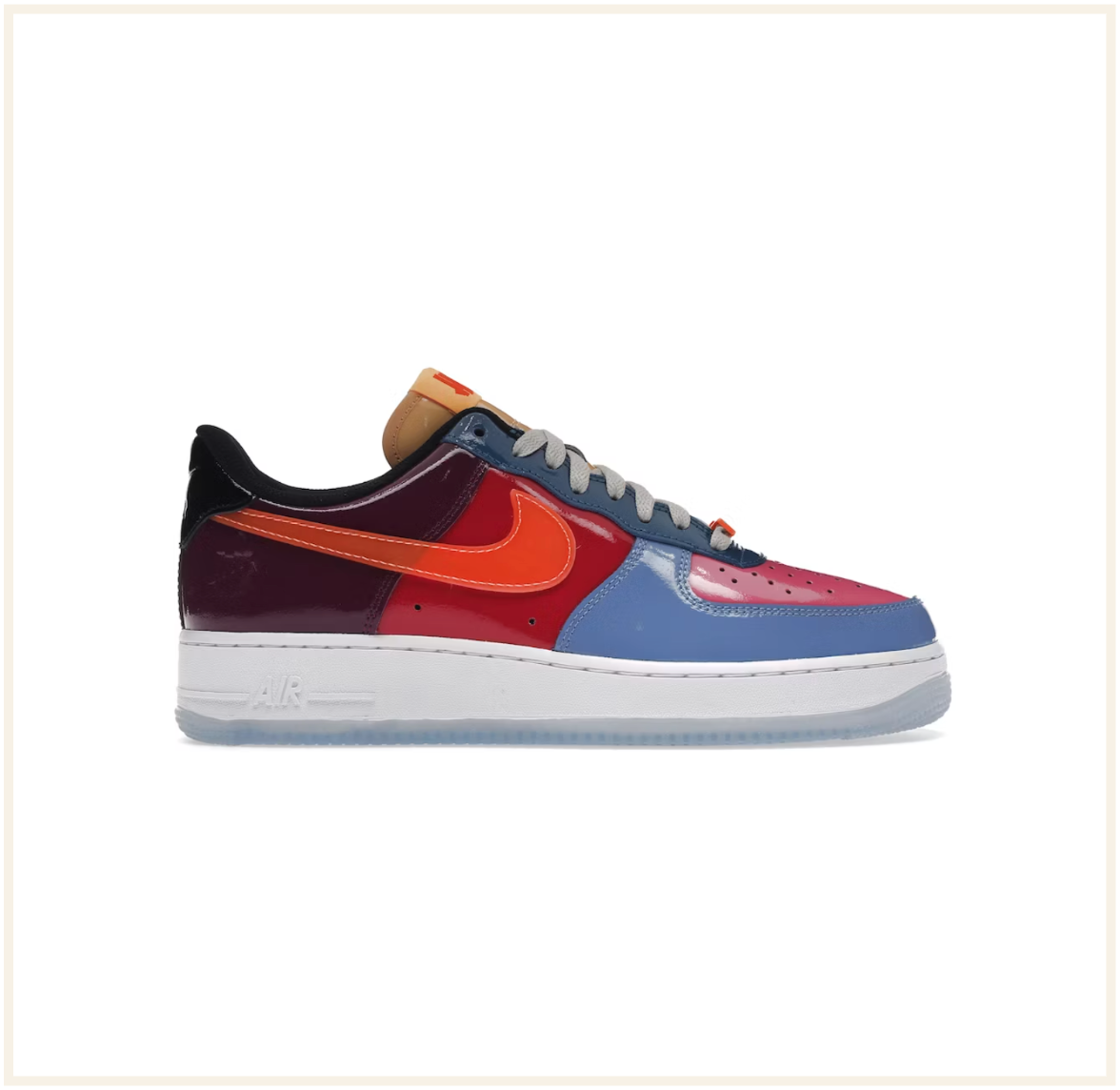 Nike Air Force 1 Low Undefeated Multi-Patent Total Orange