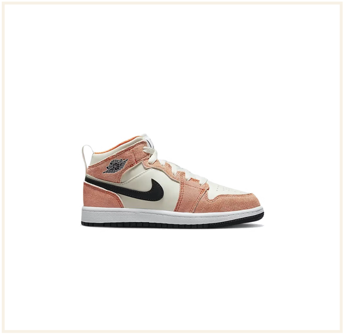 Air Jordan 1 Mid Orange Suede (PS)