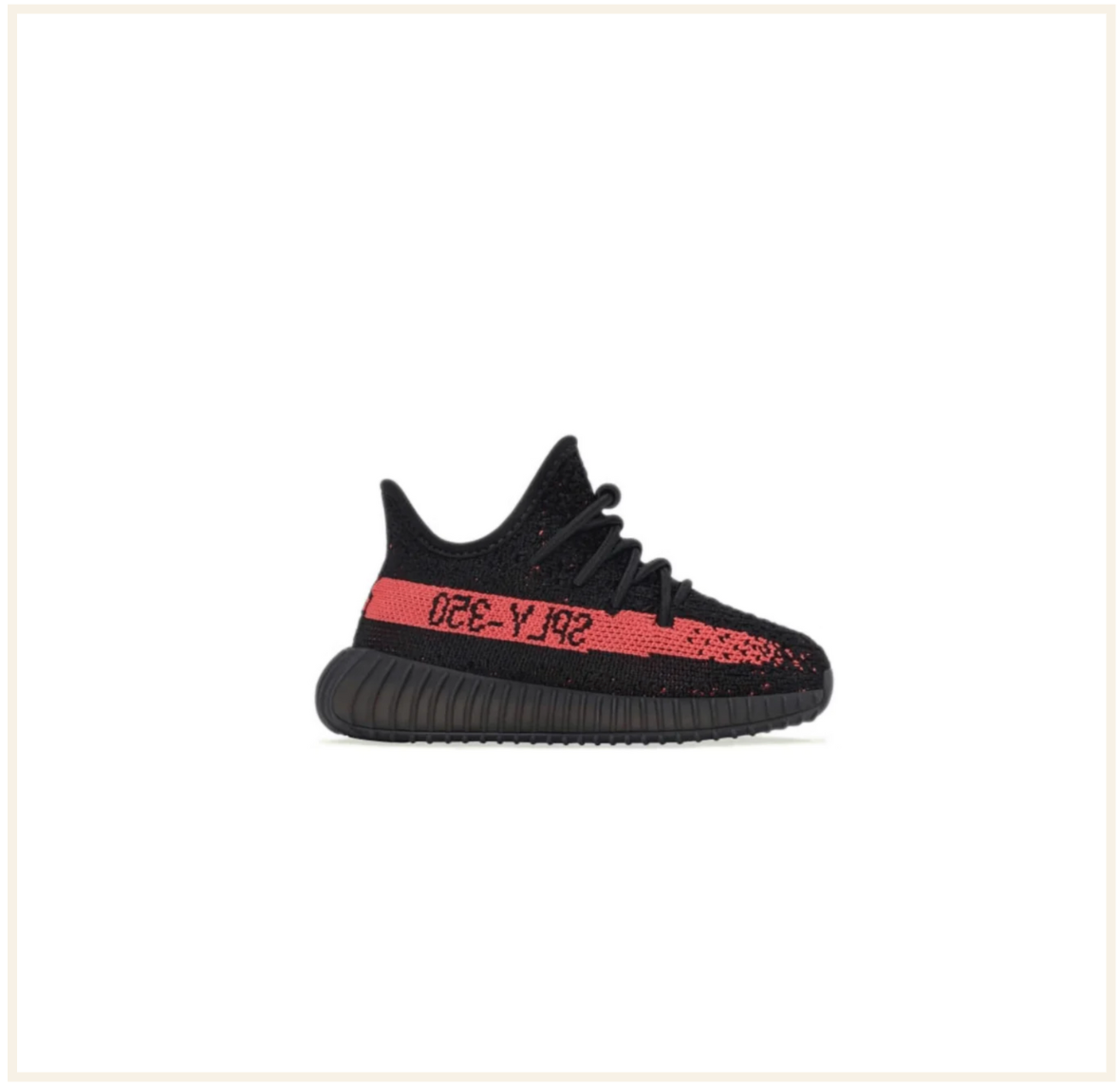 adidas Yeezy Boost 350 v2 Black Core Red (Infants)
