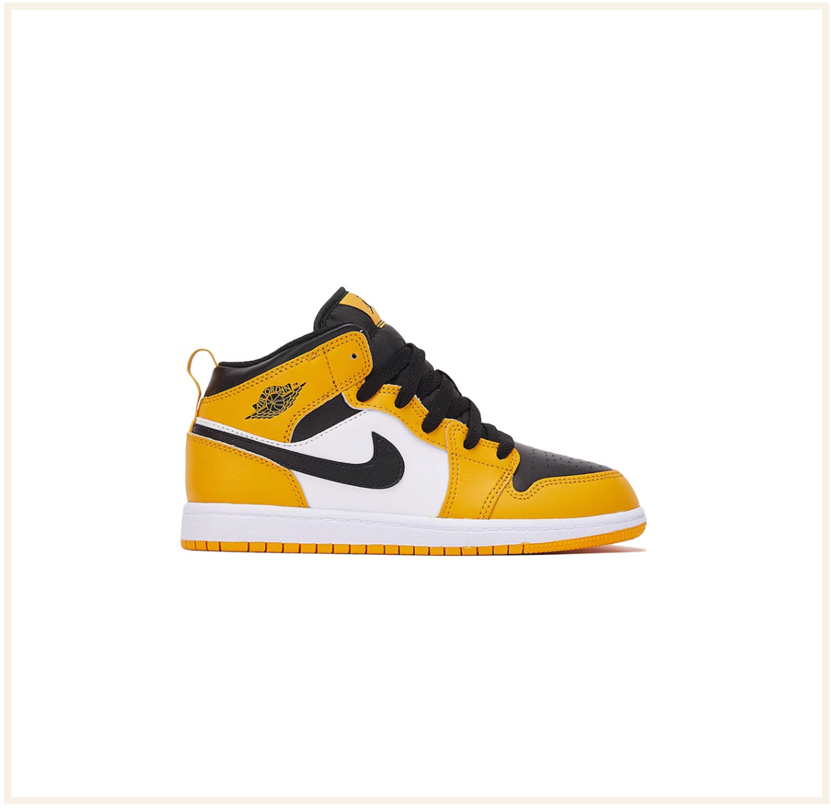 Air Jordan 1 Mid Reverse Yellow Toe Taxi (PS)