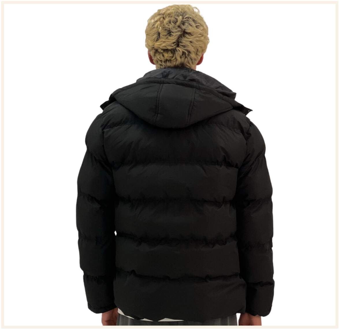 PAPERROUNDLDN - Black Puffer Jacket