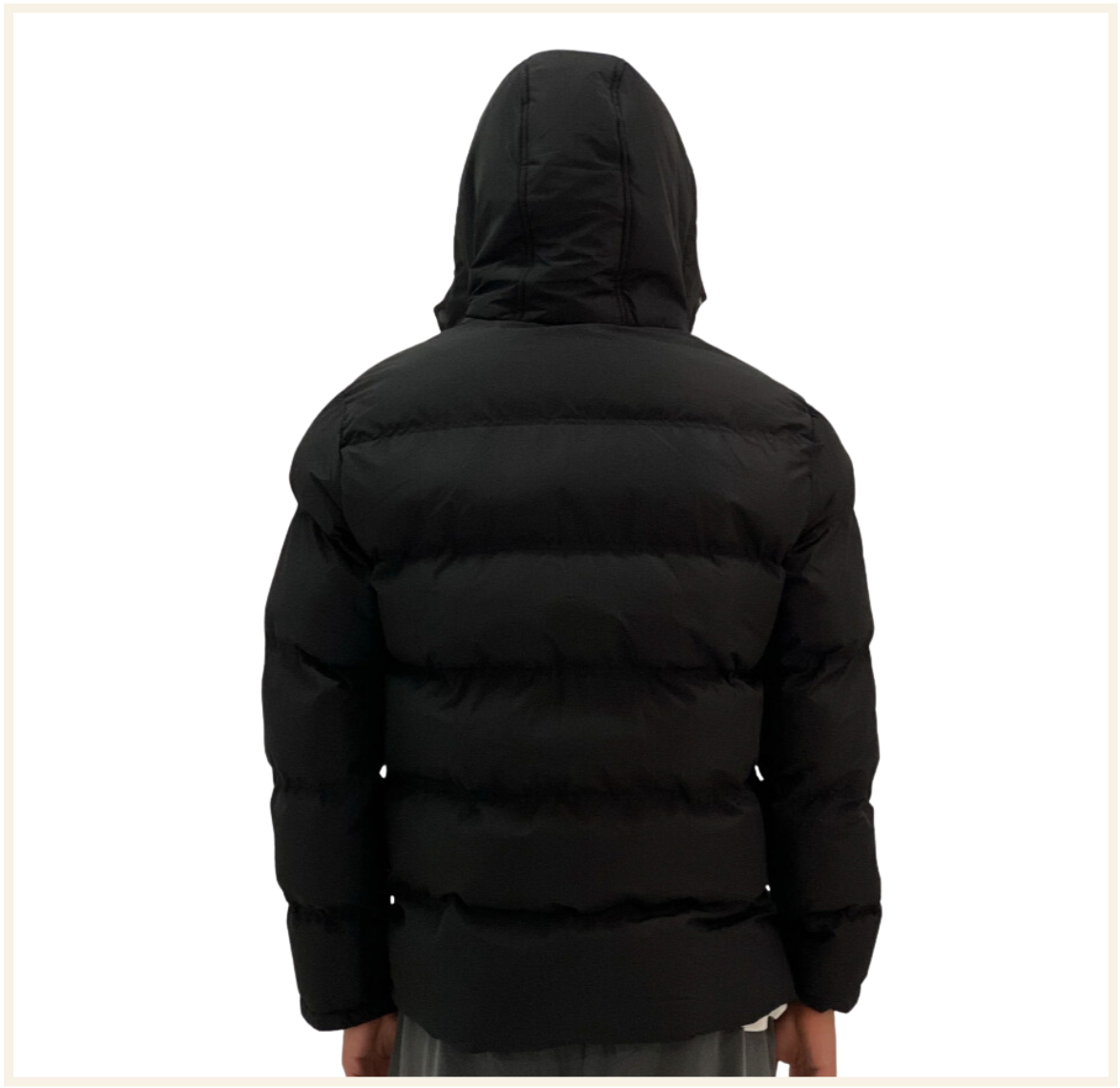PAPERROUNDLDN - Black Puffer Jacket