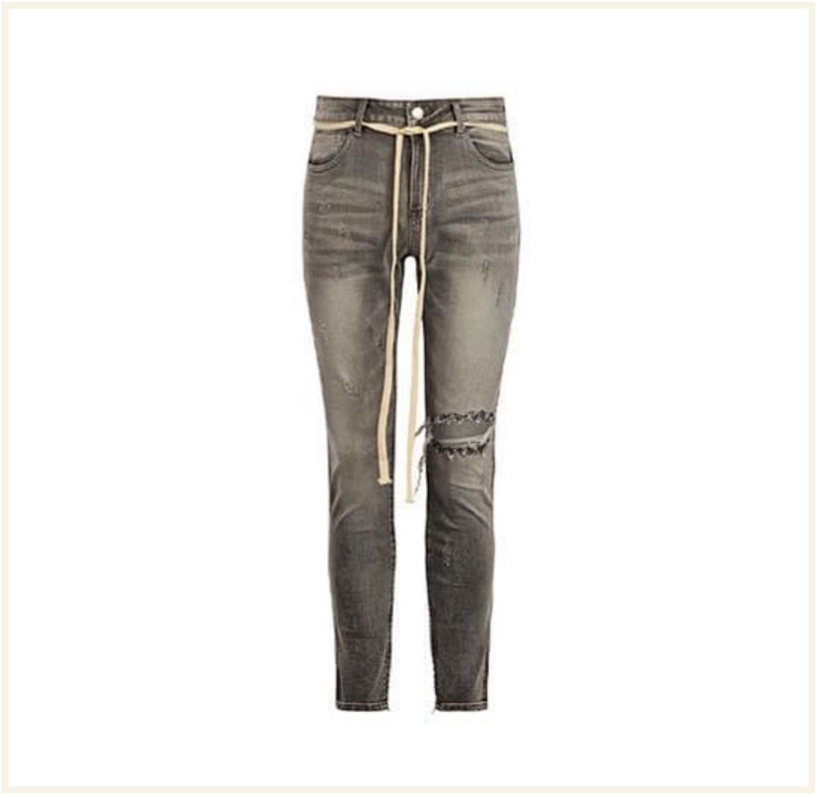 NNC London Homecoming Denim Wash Grey Jeans