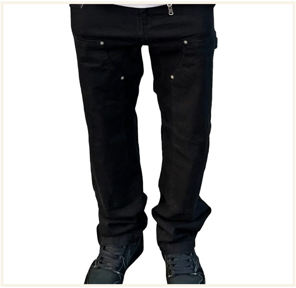 SUAVO WORLD Carpenter Denim - Black