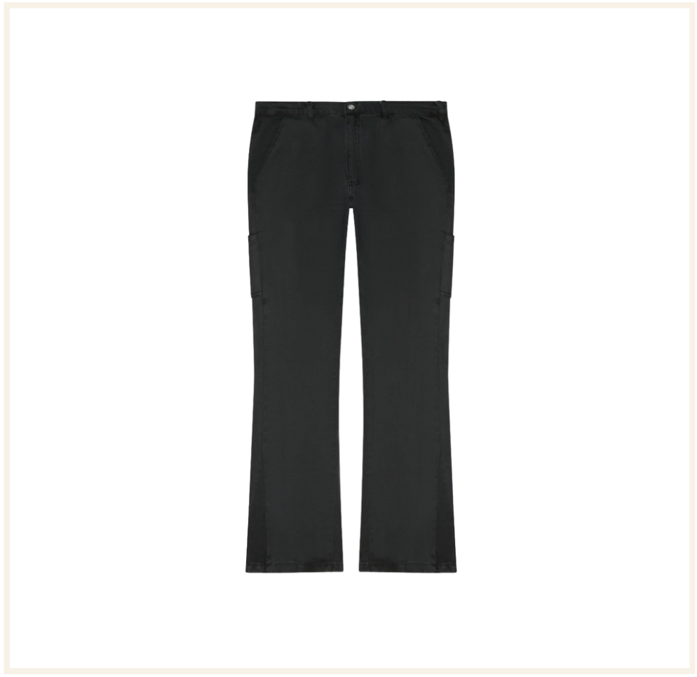 SUAVO WORLD Flare Denim - Washed Black
