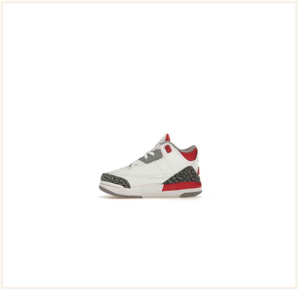 Air Jordan 3 Retro Fire Red (TD)