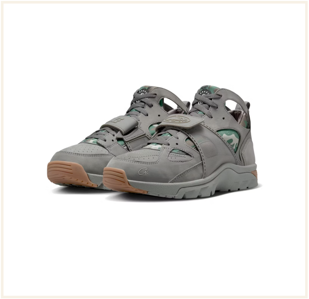 Nike Air Trainer Huarache Corteiz Gully Grey