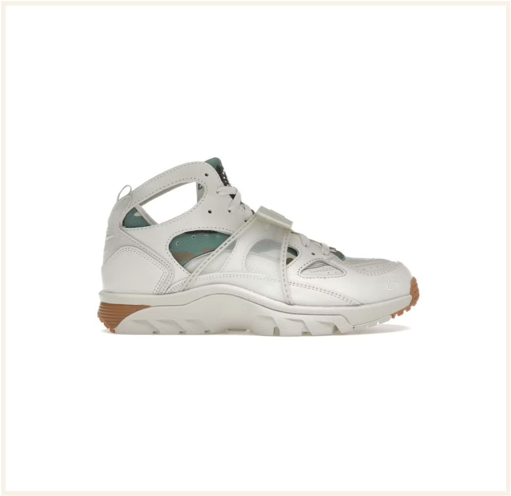 Nike Air Trainer Huarache Corteiz Light Bone