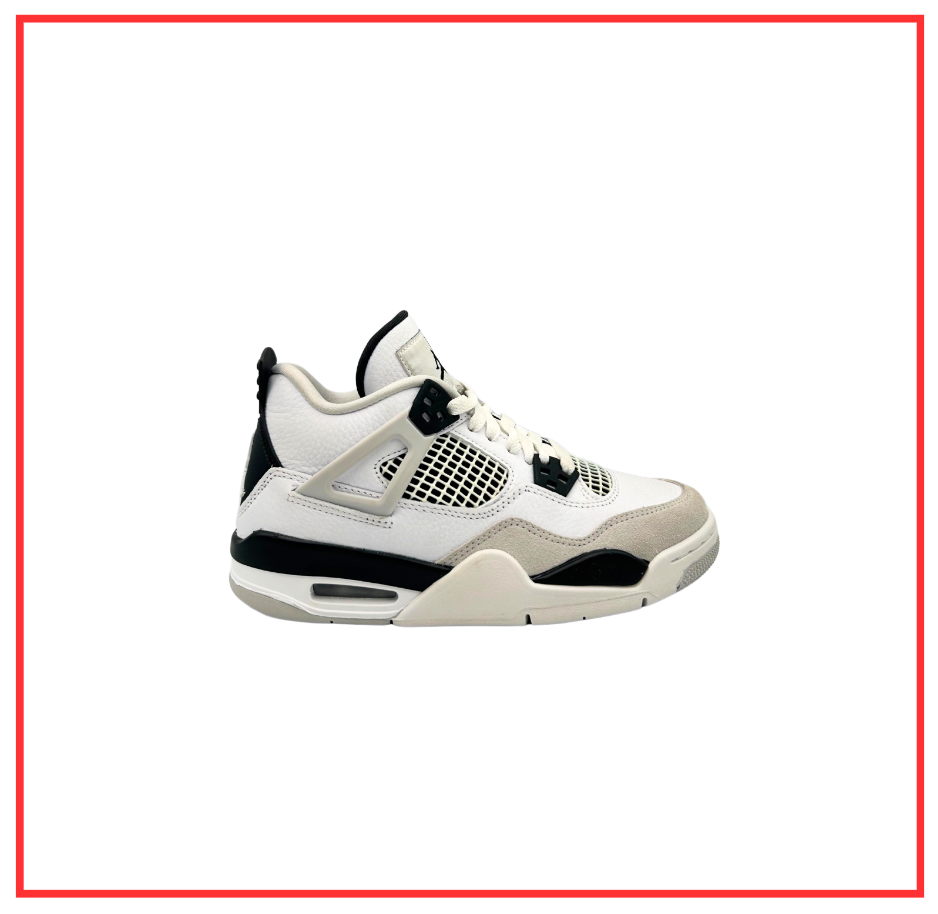 Air Jordan 4 Retro Military Black (GS) (Preloved) UK 3.5