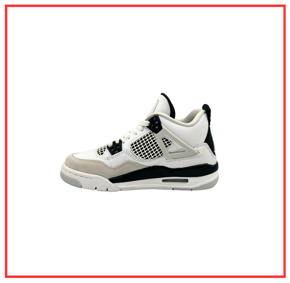 Air Jordan 4 Retro Military Black (GS) (Preloved) UK 3.5