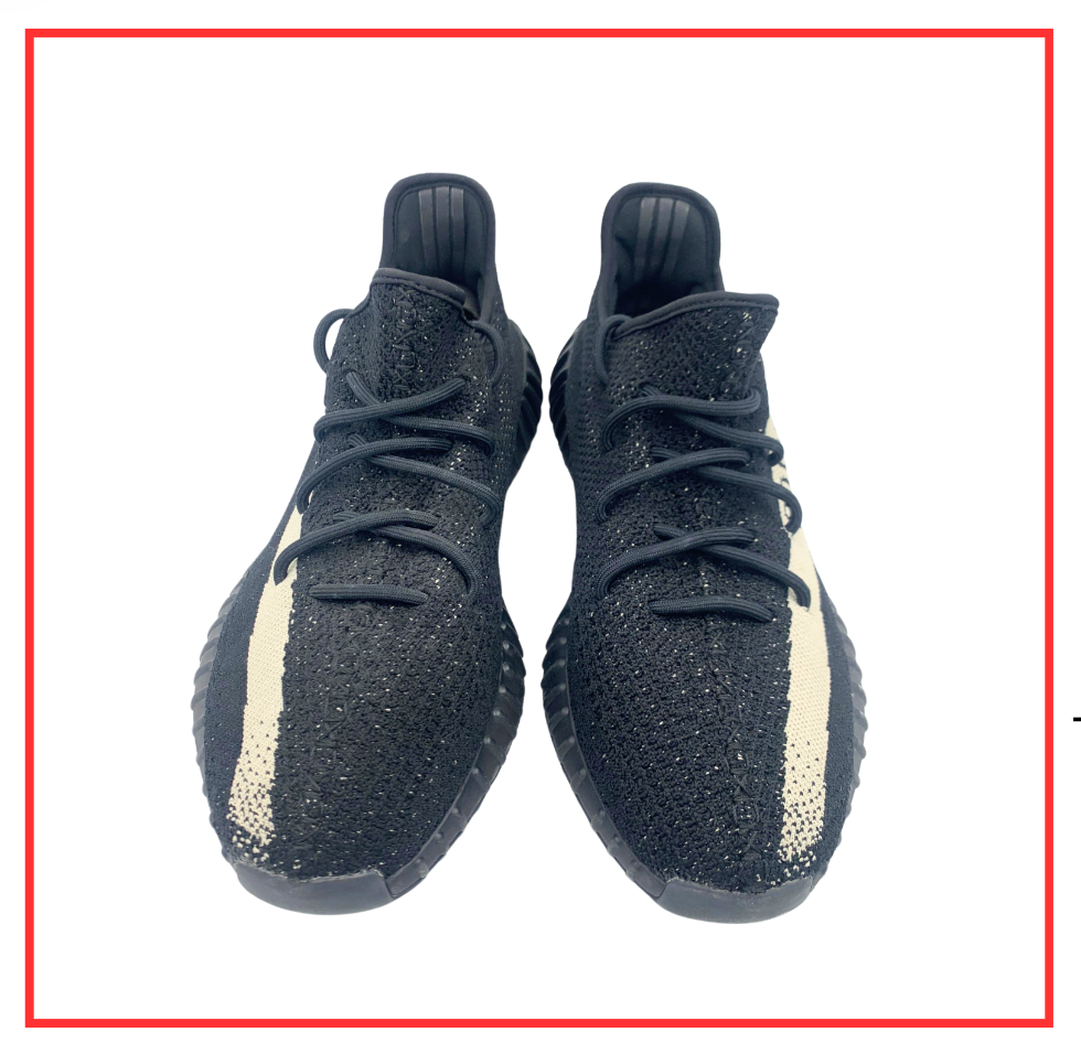 adidas Yeezy Boost 350 v2 Core Black White (Preloved) UK 12.5