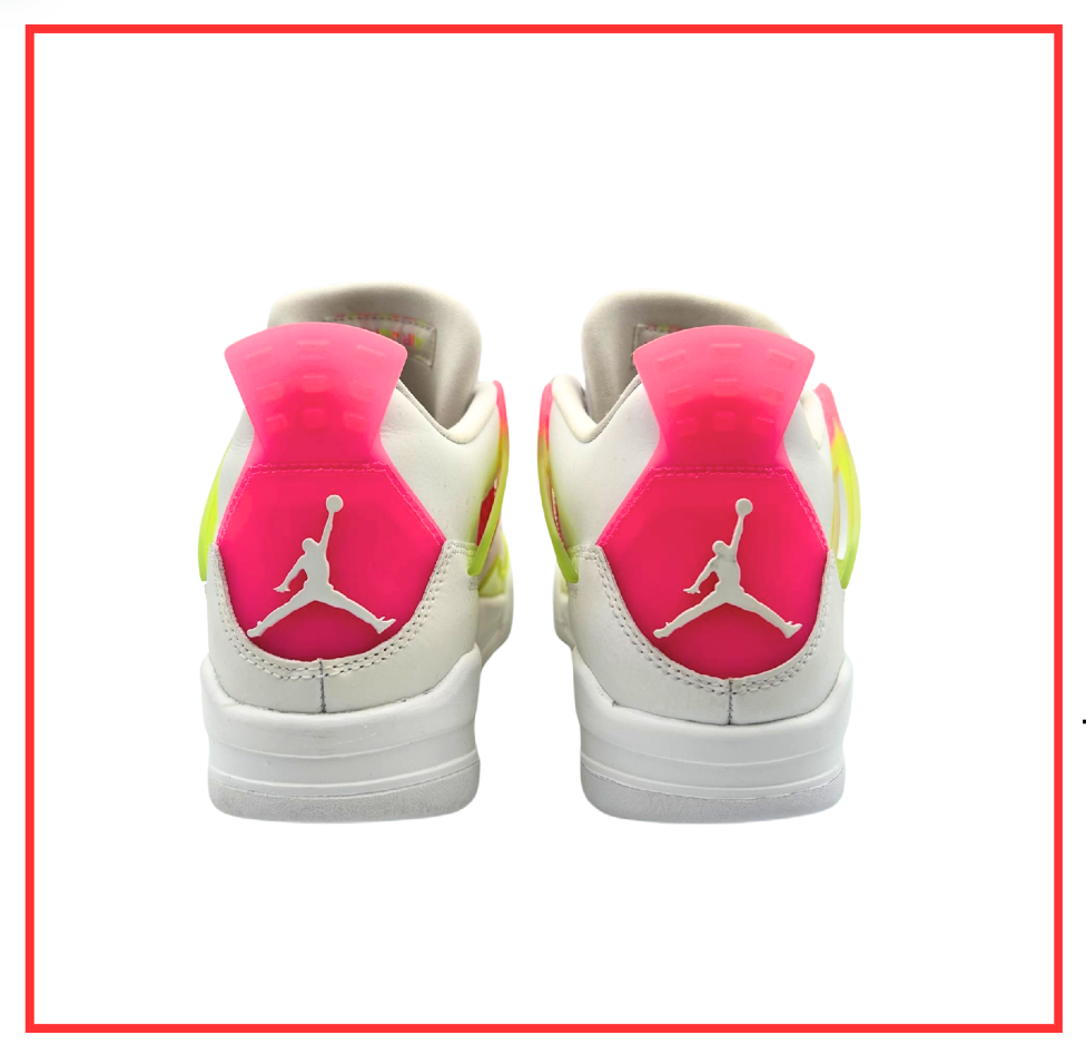 Air Jordan 4 Retro Lemon Pink (GS) (Preloved) UK 6 | EU 39