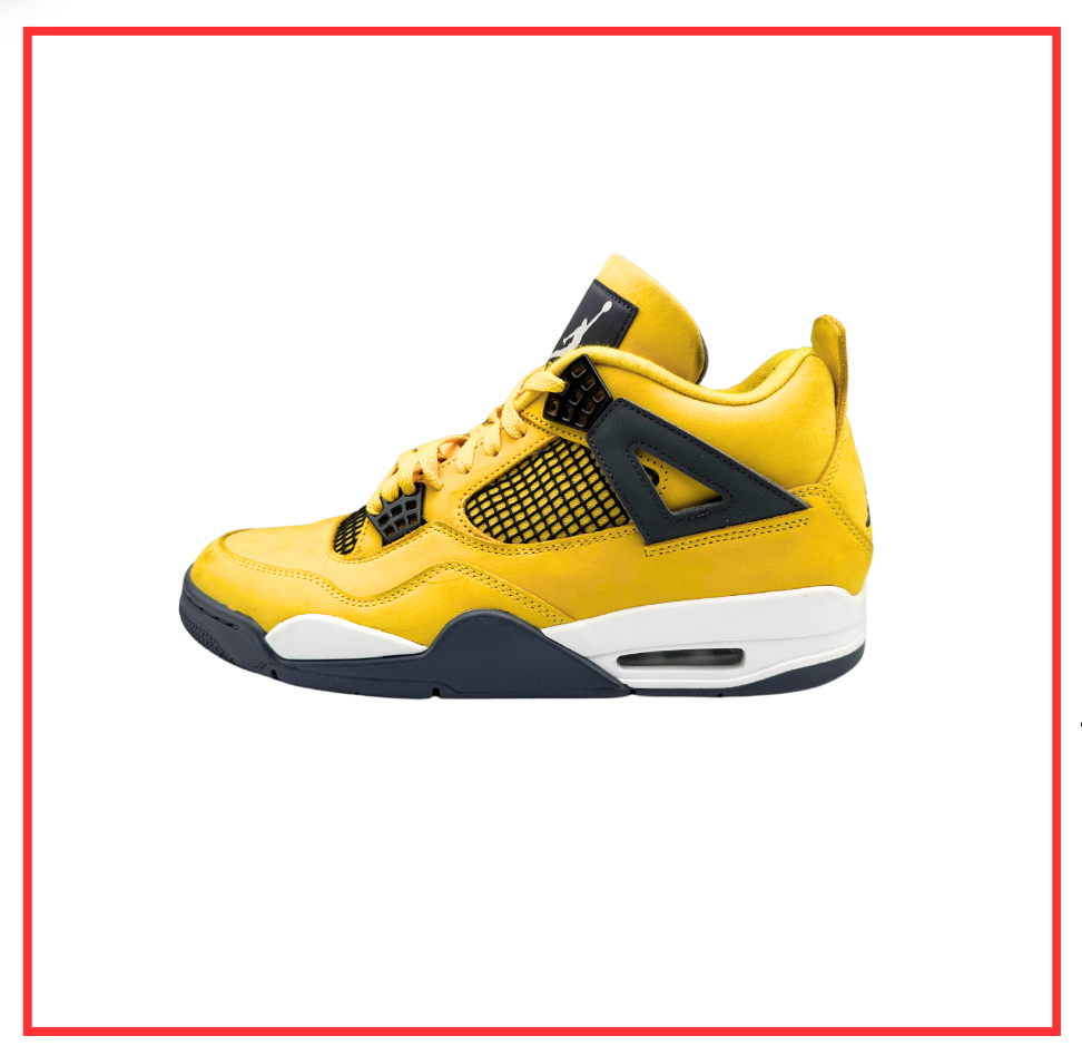 Air Jordan 4 Retro Lightning (2021) (Preloved) UK 10