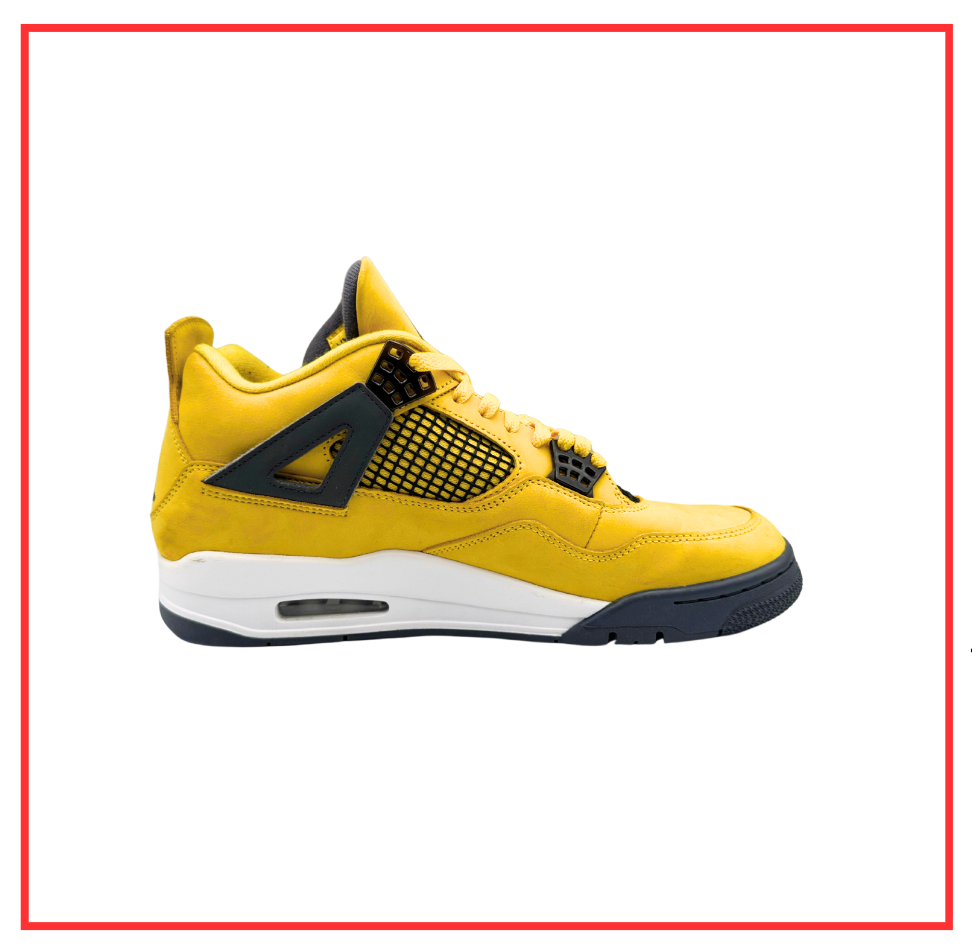 Air Jordan 4 Retro Lightning (2021) (Preloved) UK 10