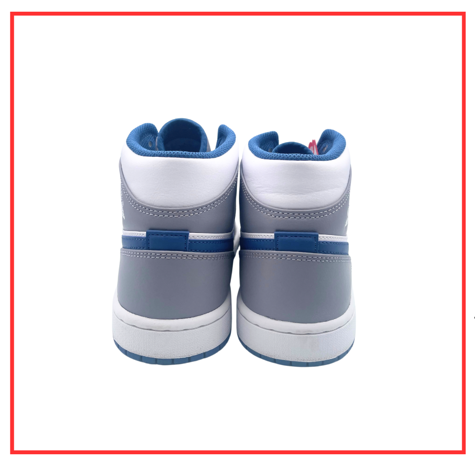 Air Jordan 1 Mid True Blue Cement (2022) (Preloved) UK 7