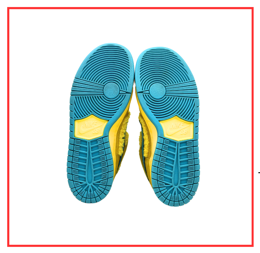 Nike SB Dunk Low Grateful Dead Bears Opti Yellow (Preloved) UK 6 | EU 40