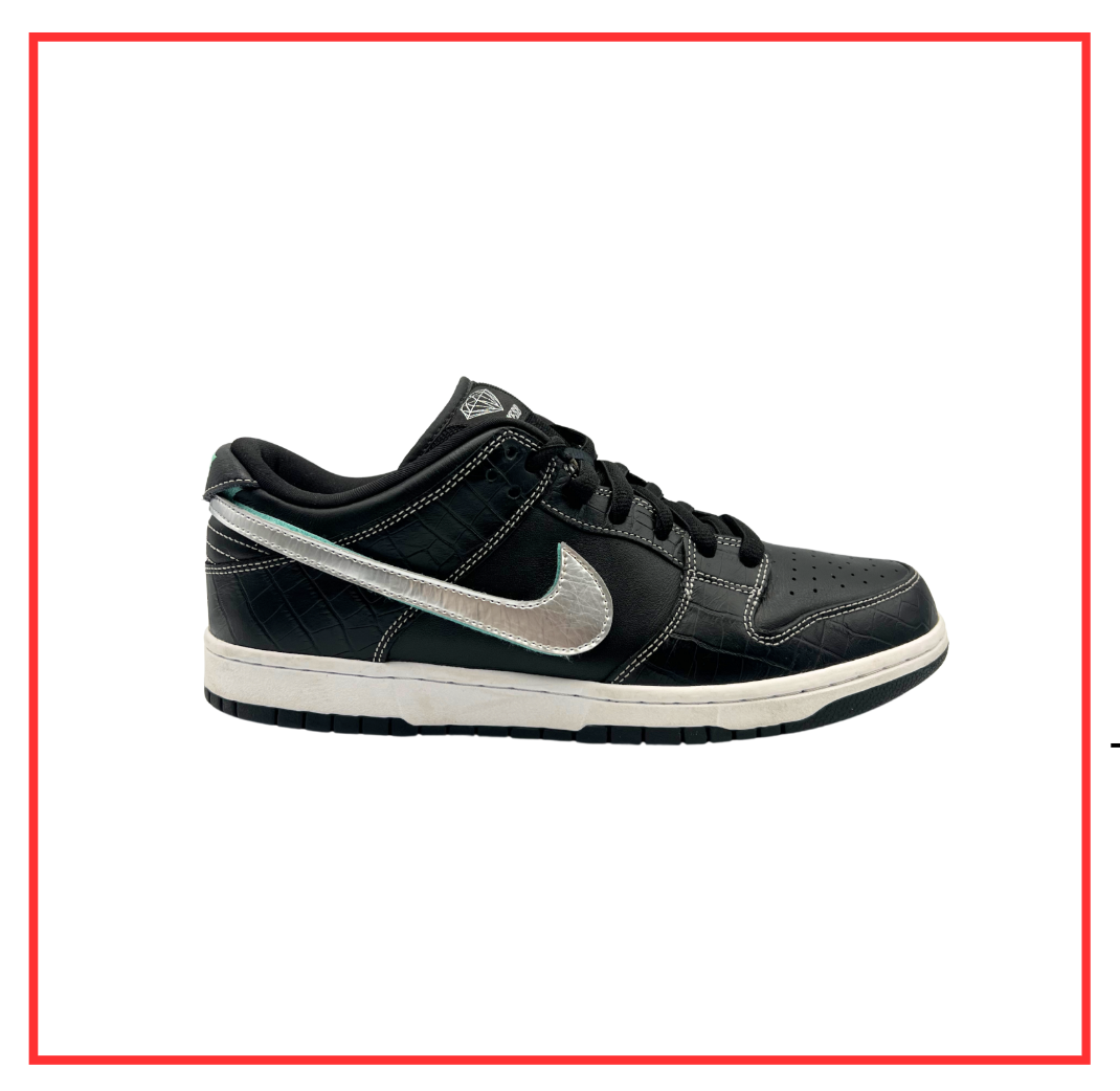 Nike SB Dunk Low Diamond Supply Co. Black Diamond (Preloved) UK 10