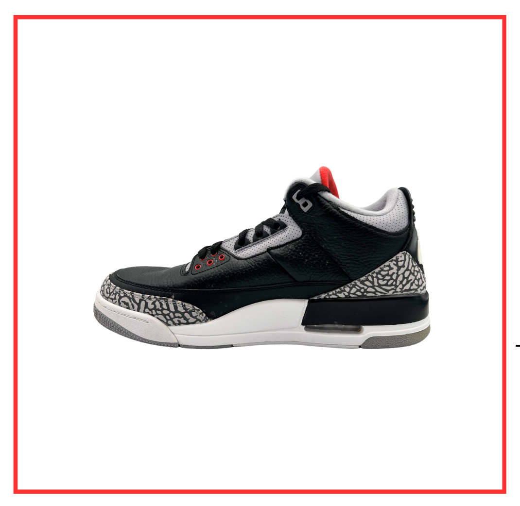 Air Jordan 3 Retro Black Cement (2018) (Preloved) UK 11