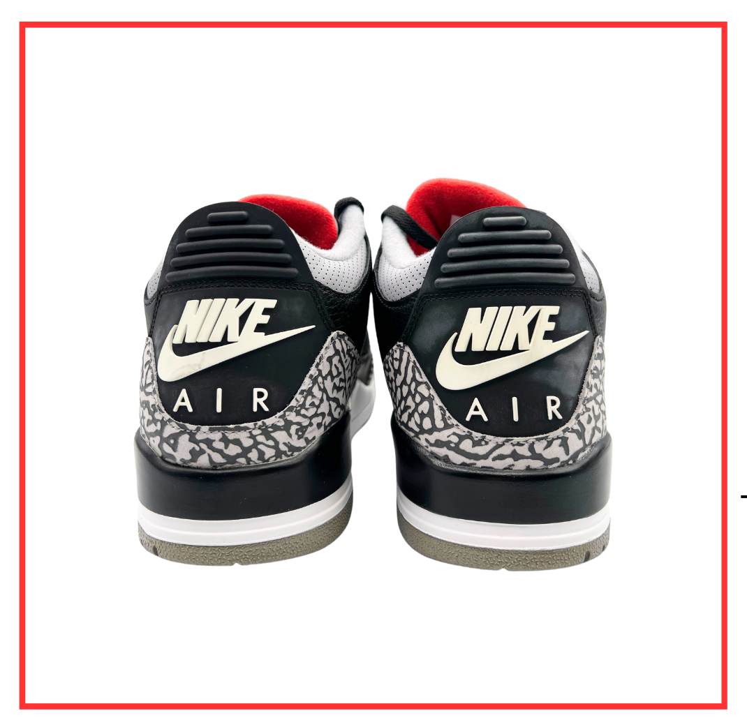 Air Jordan 3 Retro Black Cement (2018) (Preloved) UK 11