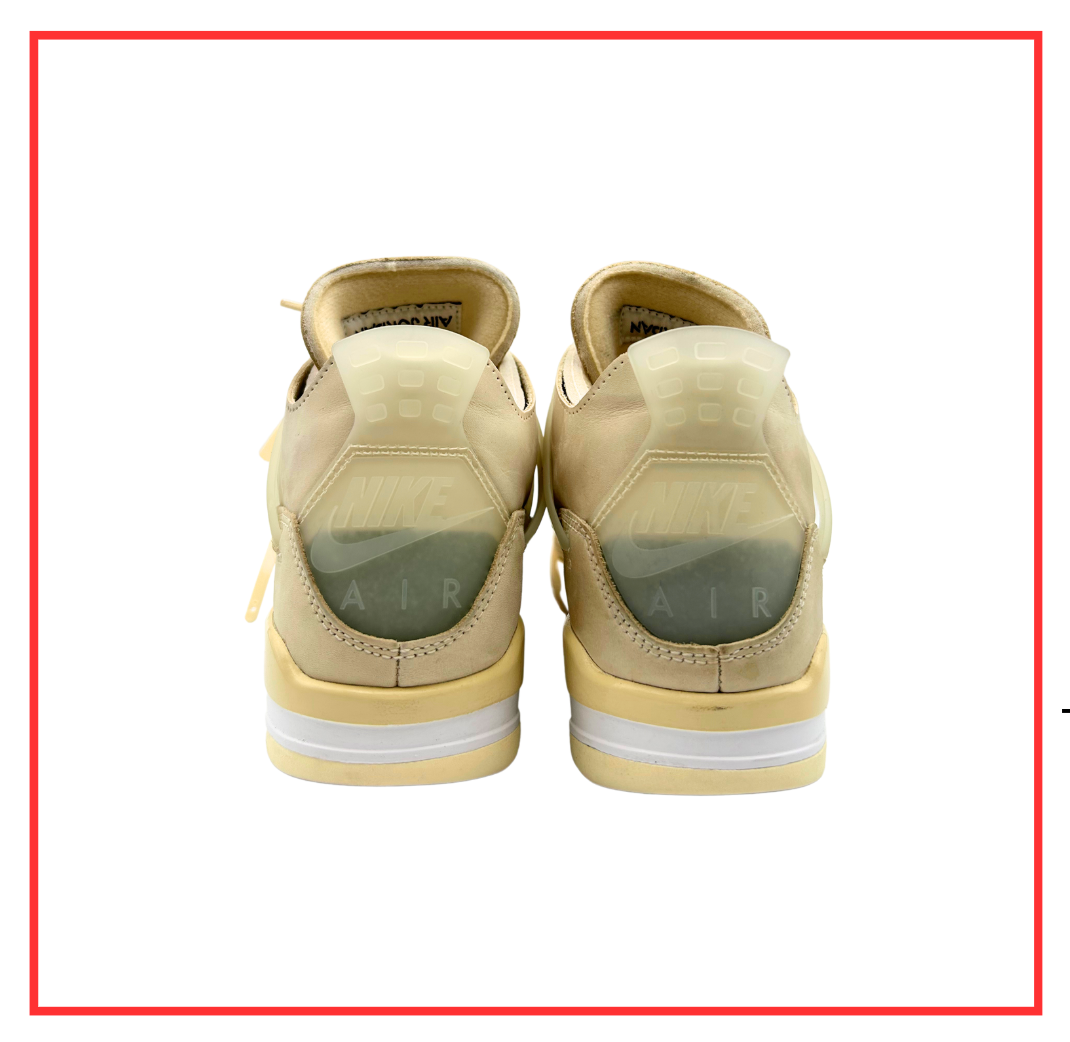Off-White™️ x Air Jordan 4 Retro Sail (W) (Preloved) UK 4.5