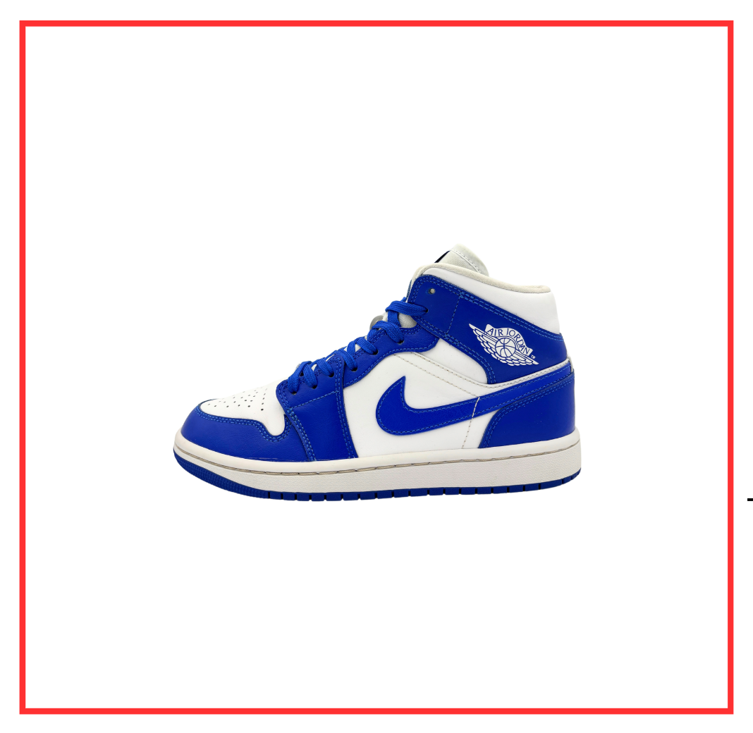 Air Jordan 1 Mid Kentucky Blue (W) (Preloved) UK 4