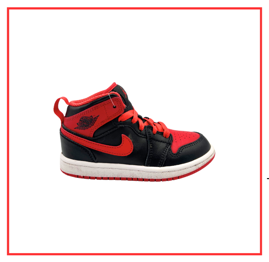 Air Jordan 1 Mid Alternate Bred (PS) (Preloved) UK 10.5C