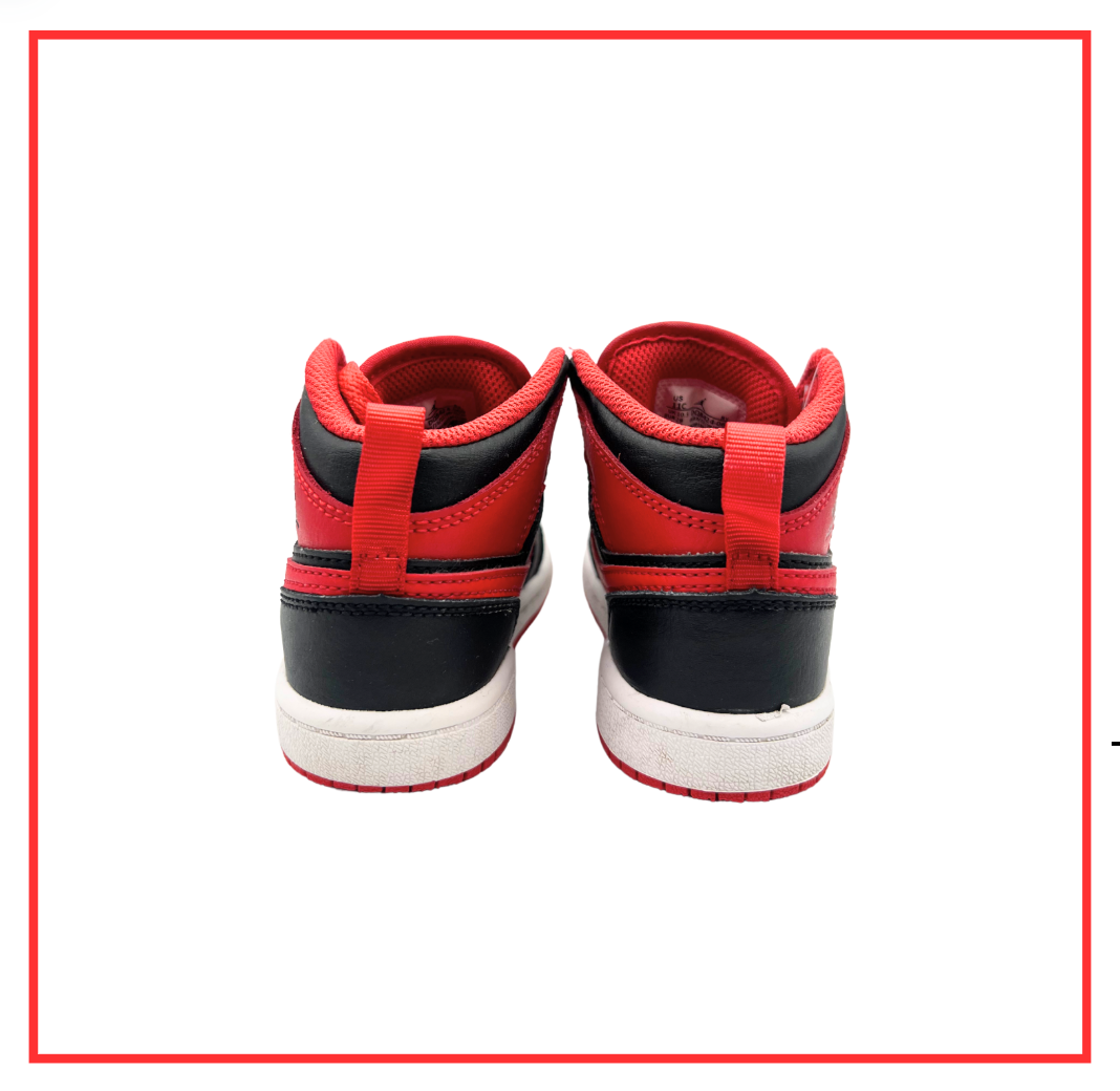 Air Jordan 1 Mid Alternate Bred (PS) (Preloved) UK 10.5C