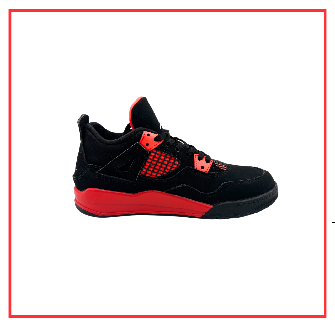 Air Jordan 4 Retro Red Thunder (PS) (Preloved) UK 2