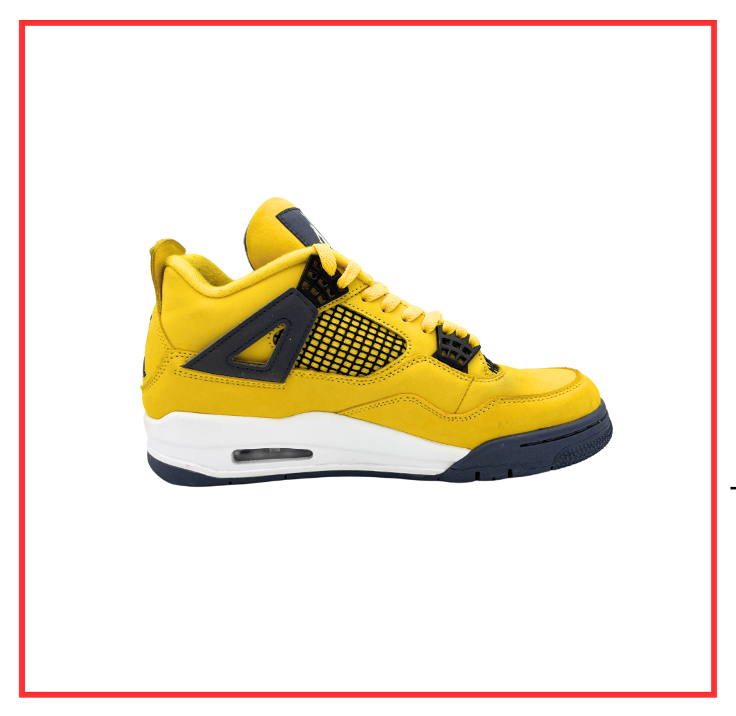Air Jordan 4 Retro Lightning (2021) (Preloved) UK 8
