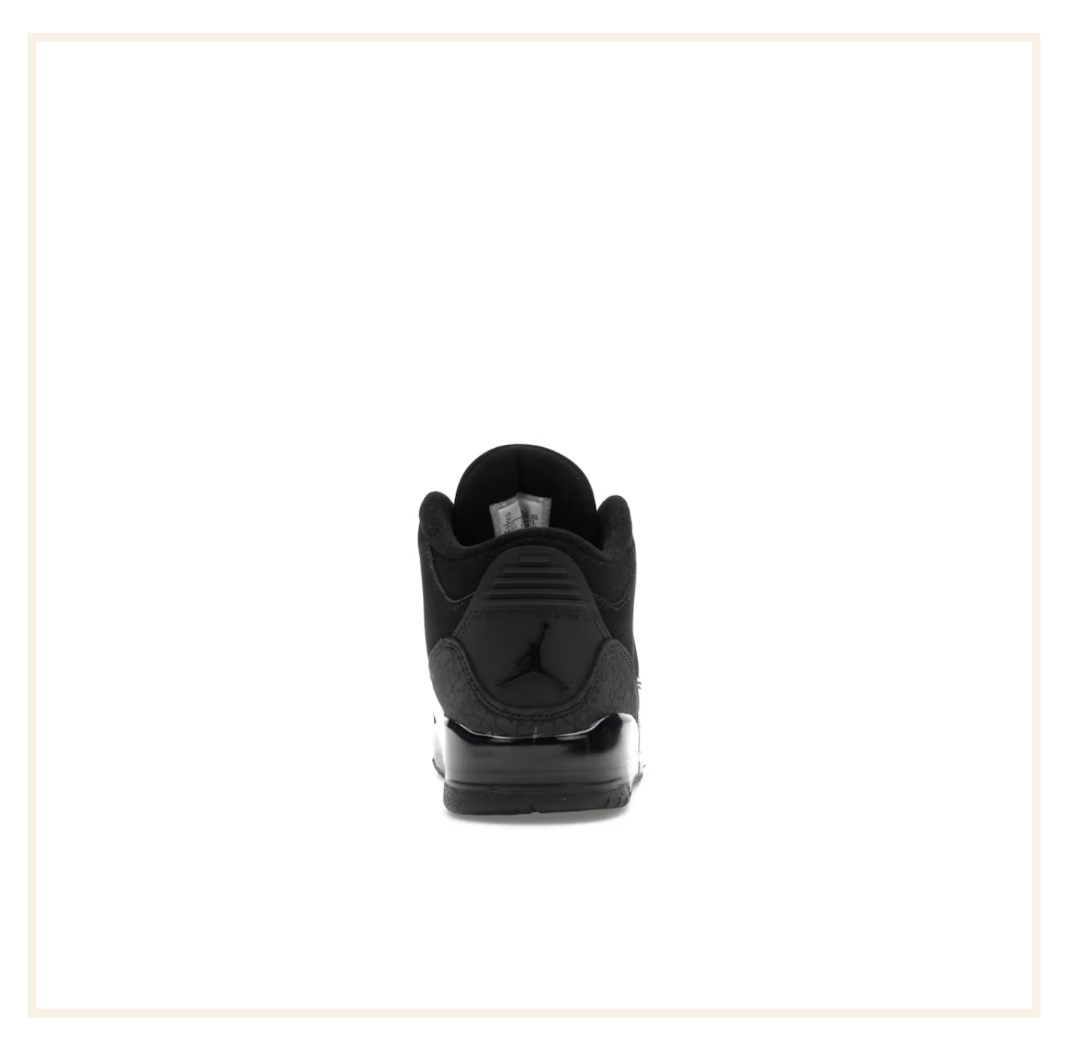 Air Jordan 3 Retro Black Cat (PS) (2025)